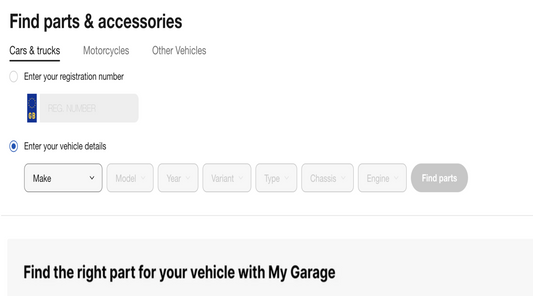 How to identify a car part by conditions